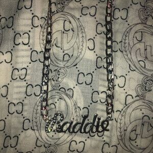 Silver 'Baddie' Necklace
